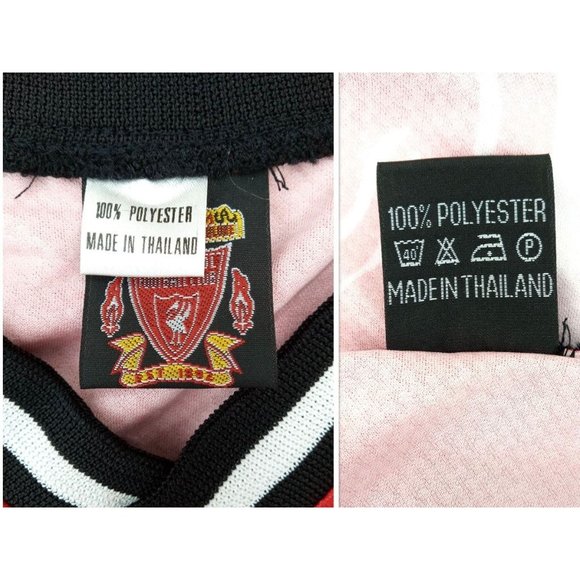 Vintage Liverpool LFC Football Club Jersey Satin Official England Soccer Enfield - Picture 9 of 12